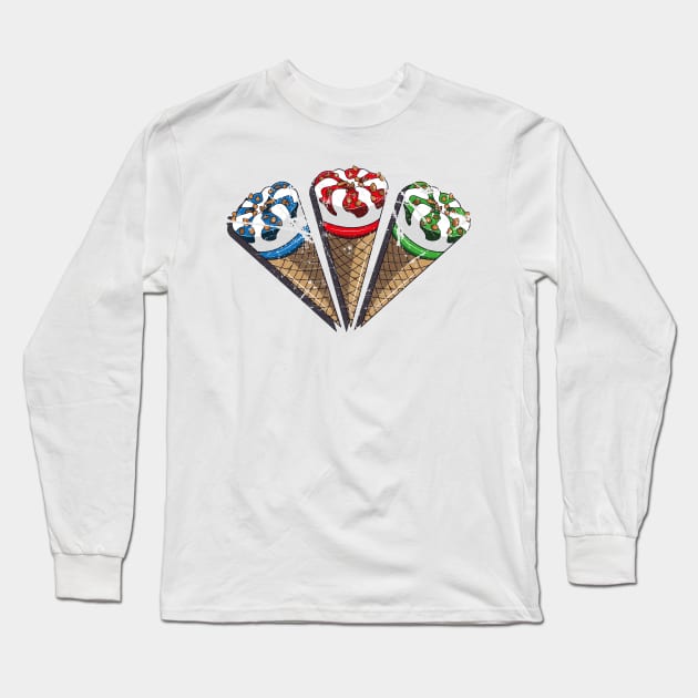 Cornetto Trilogy movie Long Sleeve T-Shirt by necronder